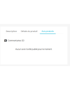 Display product comments in tabs