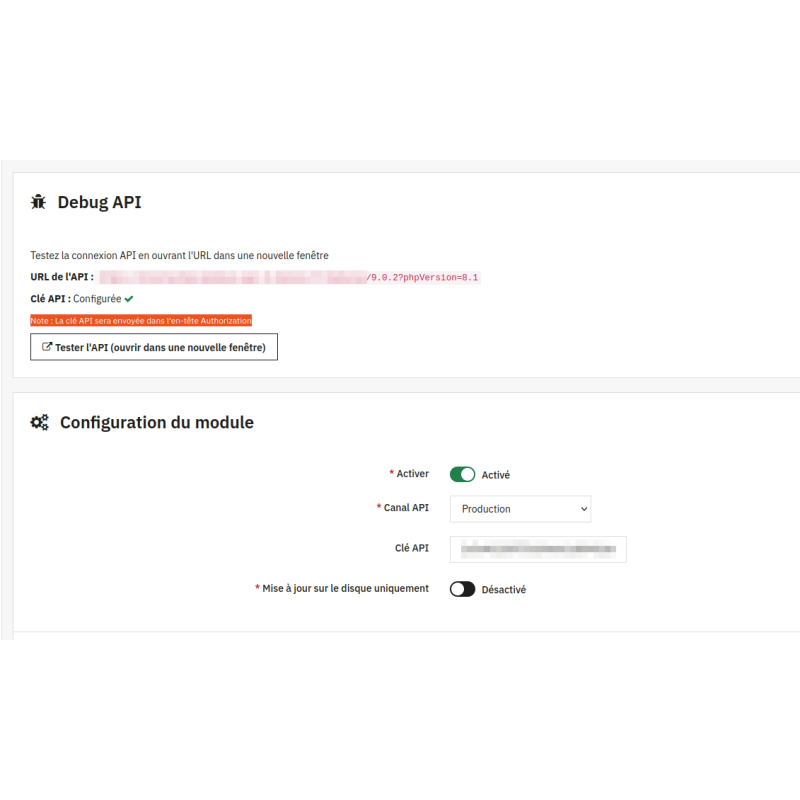 Module Management hhennes via API