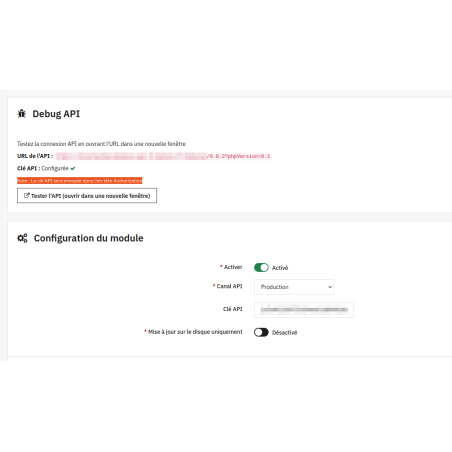 Module Management hhennes via API