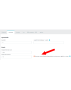 Filter on out-of-stock product emails